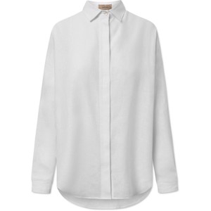 Rue De Tokyo - Shelby Shirt - White Linen